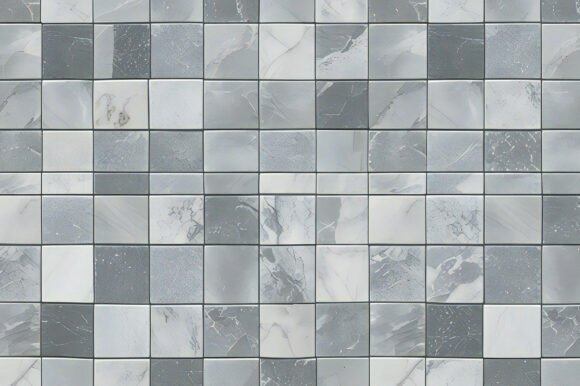A Grey and White Tile Wall: A Versatile Design Element