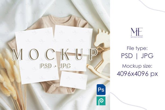 Boho Baby Shower Invitation Suite Mockup: A Practical Guide for Designers