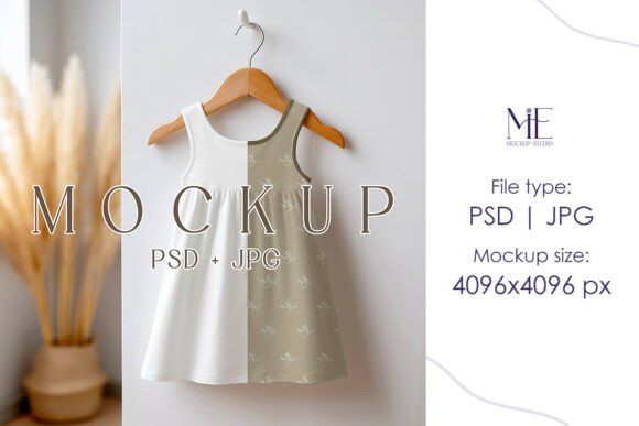 Boho Style Girl Dress Mockup PSD: A Designer’s Tool for Creative Presentation