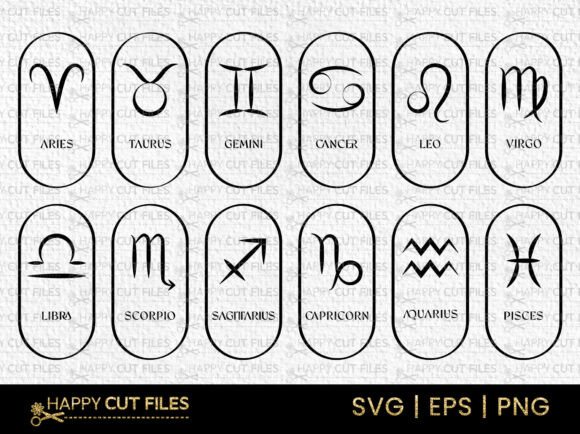 Boho Zodiac Sign Horoscope Astrology SVG: A Modern Fusion of Spirituality and Design