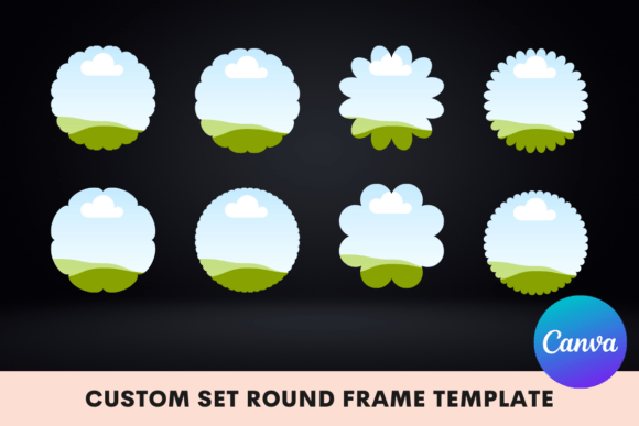 Canva Round Shape Frame Template: Easy, Stylish Design Tool