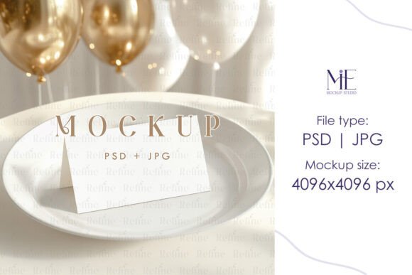Enhance Your Event Designs with Tent Fold Place Card Mockups