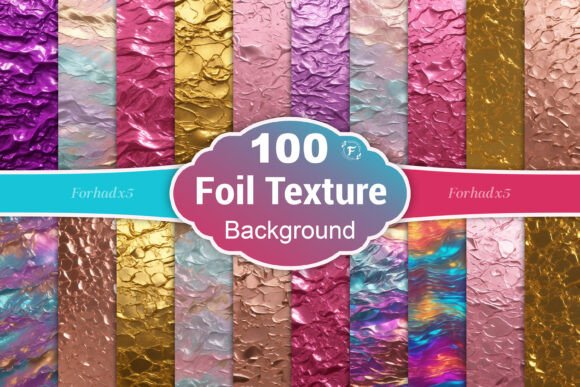 Foil Texture Backgrounds: Elevating Design with Metallic Elegance