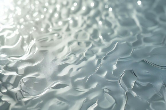 How to Use a Close Up of a Glass Texture in Modern Design Projects