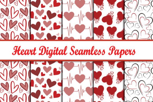 Love Digital Seamless Papers Bundle: A Versatile Resource for Creative Projects