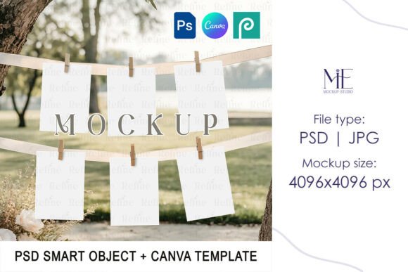 Monthly Photo Banner PSD Canva Mockup: A Must-Have Tool for Modern Designers