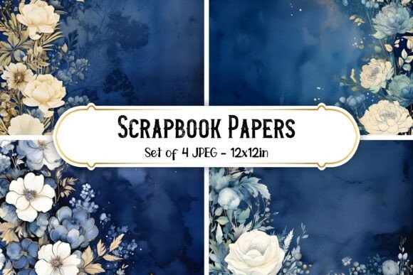 Printable Navy Blue Scrapbook Papers: A Strategic Tool for Creative and Professional Projects