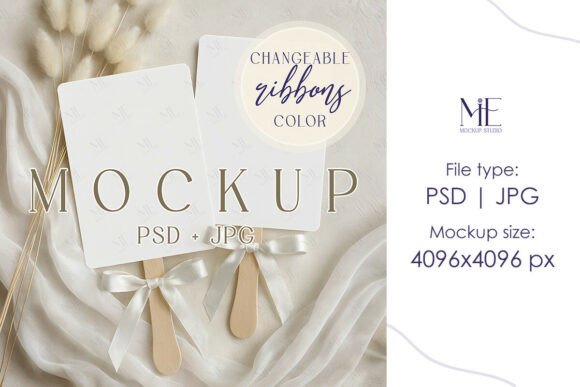 Wedding Program Fan PSD Mockup Ceremony: A Practical Guide for Designers